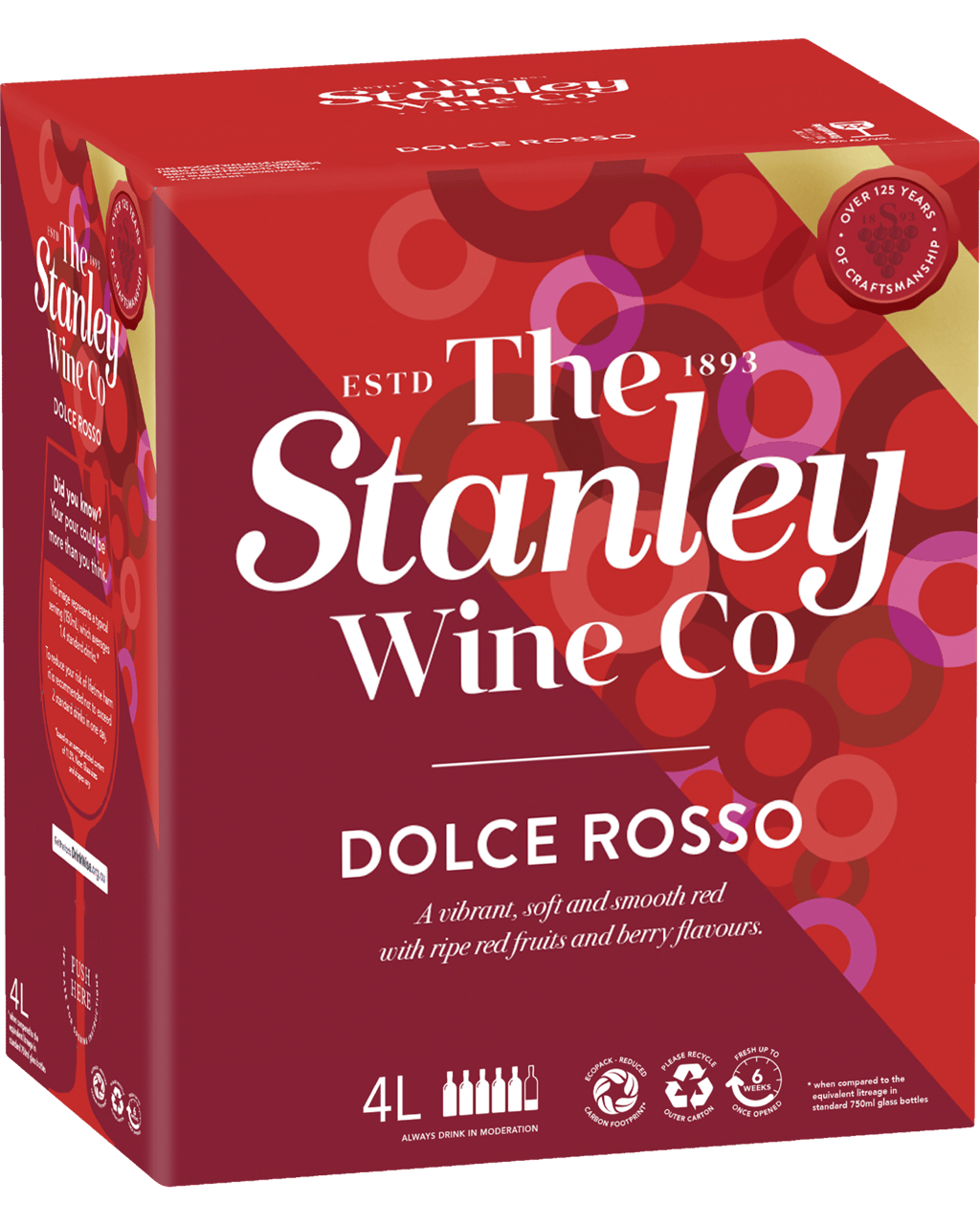 Stanley Dolce Rosso Cask 4l (Unbeatable Prices): Buy Online @Best Deals  with Delivery - Dan Murphy's