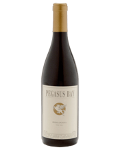  Pegasus Bay Prima Donna<br>Pinot Noir  750mL Pegasus Bay have about a dozen different clones of Pinot Noir. With their original plantings, these grow intermingled throughout the various blocks. The vines, many of which are nearly 30 years old and on their own roots, grow on a series of north facing, gradually descending terraces. Traditional Burgundian winemaking methods are used. Bright ruby colour. Its generous aromas and flavours dark cherries, blackberries, raspberries and mulberries, suffused with chocolate mocha and spice. There is a