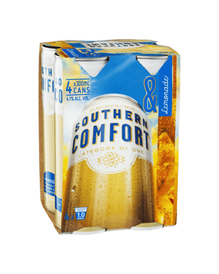 Buy Southern Comfort Lemonade Cans 300ml Dan Murphy S