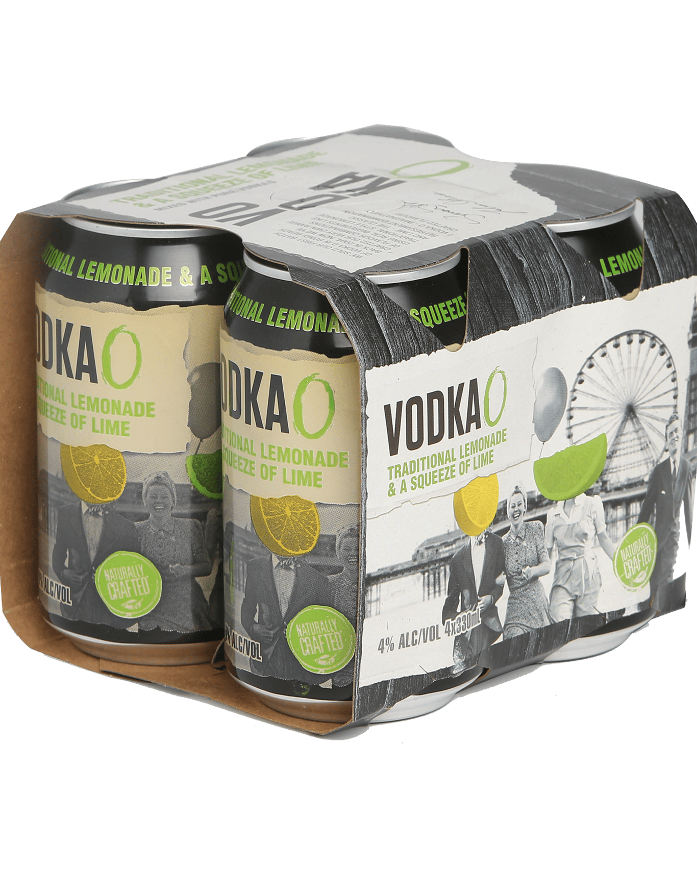 Buy Vodka O Lemonade And Lime Cans 330ml Online (Lowest Price Guarantee