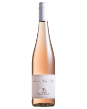  Villa Wolf Rosé  750mL The grapes are carefully selected, only perfectly ripe, healthy ones with out botrytis are used to make this Villa Wolf Pinot Noir Rosé. It has deliciously light with bright fruits characters and finishes with lively acidity that cleans the palate refreshingly.