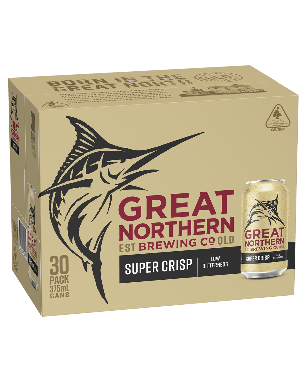 Great Northern Brewing Co. Super Crisp 3.5% Lager 30 Pack Cans