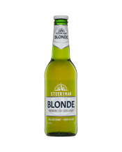 Steersman Blonde Low Carb<br>Beer 330ml 330ML Steersman Blonde is a refreshing low carb, low gluten lager. This easy drinking lager is brewed to ensure no compromise on flavour and a clean, crisp finish.<br />Produced by or on behalf of Pinnacle Drinks, part of Endeavour Group Limited.