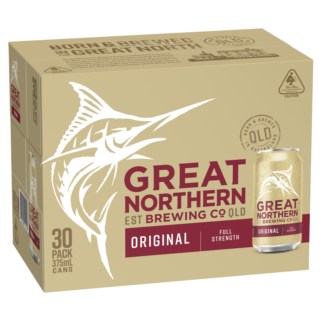 Buy Great Northern Brewing Co. Original Lager Cans 30 Block 375ml ...