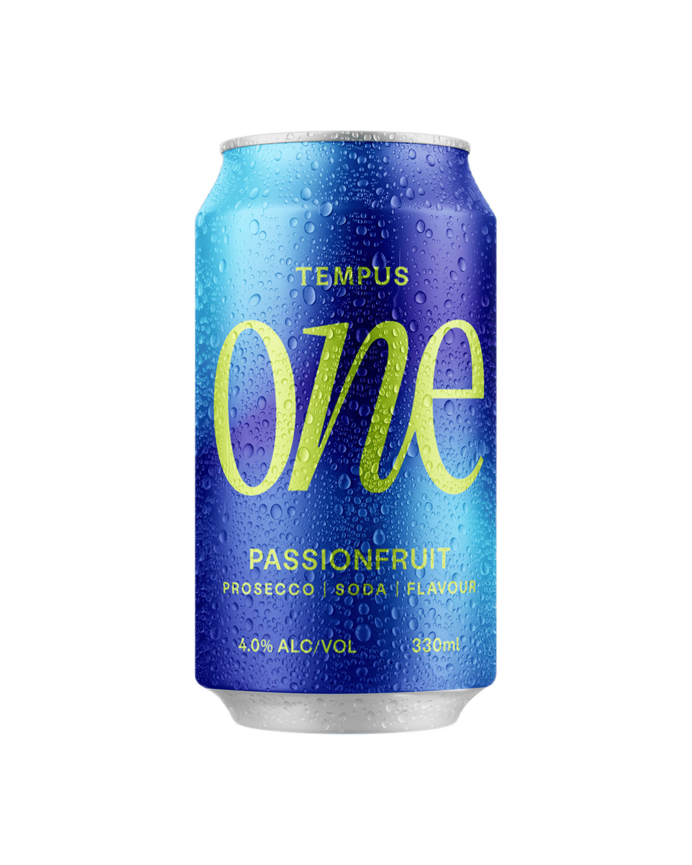 Can of Tempus One Passionfruit Prosecco Spritzer