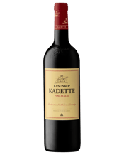 Kanonkop Kadette Pinotage 750ML Pinotage is South Africa's signature wine variety that is a hybrid of Pinot Noir and Cinsault. This expression is a concentrated and fruit forward style, with fresh acidity and tightly woven tannins. Expect flavours of plums, mulberries, allspice and meaty, earthy undertones. Pair with Pizza, Pasta or barbequed meats.