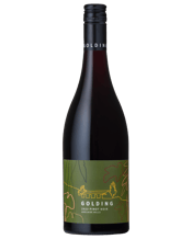  Golding Pinot Noir  750ML Vibrant in colour and rich in personality, this cool climate Pinot has lifted aromas of cherry and toasted spice, with bright berry flavours and a hint of earthiness on the palate. Soft tannins and a savoury finish complete the story of this layered and charming wine.