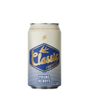 Young Henrys Classic Premium<br>Lager Can 375ml 375ML Classic Premium is an Australian lager made with premium ingredients, Aussie craft malt, all Aussie Hops and innovative hop products. Full in flavour, light, bright and absolutely thirst quenching, this is a truly Premium lager.