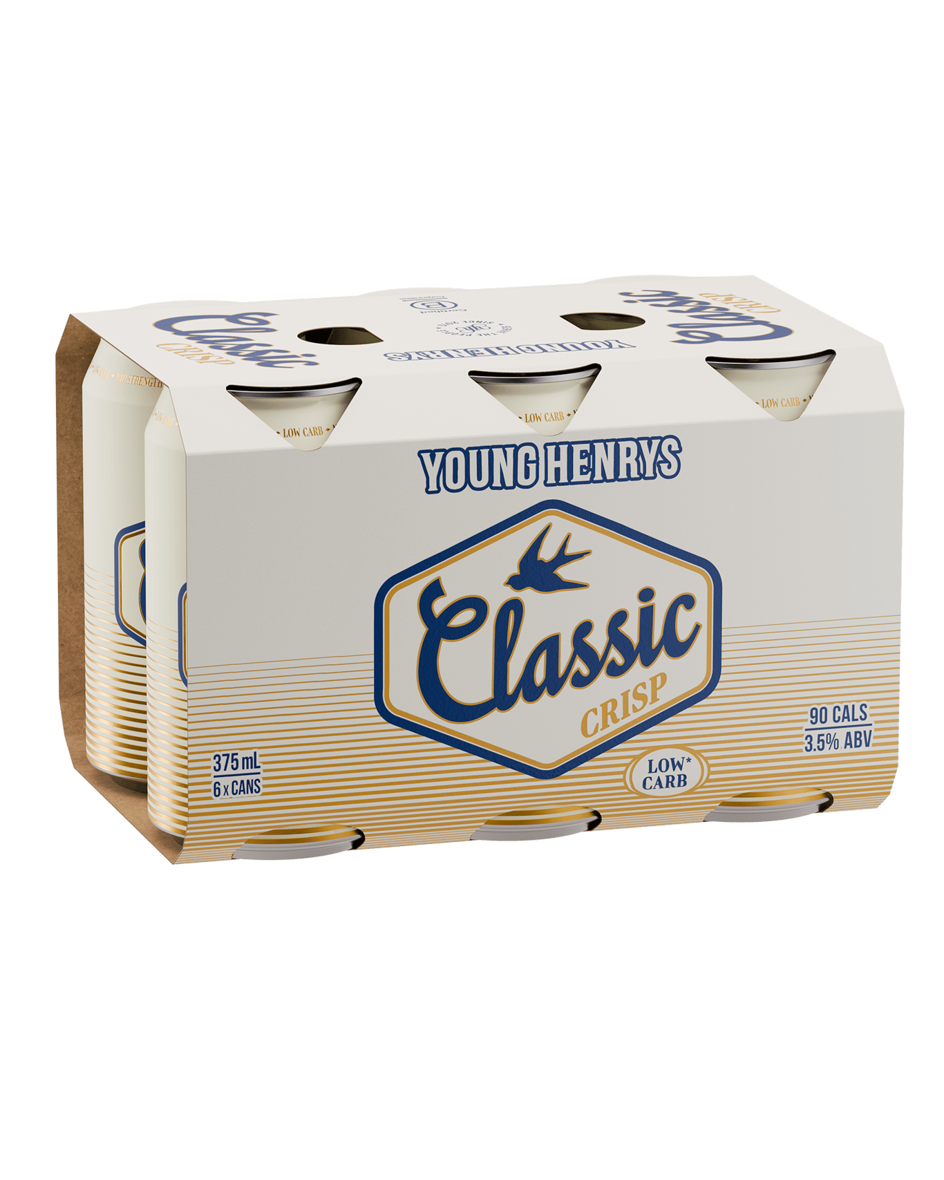 Young Henrys Classic Crisp Mid Can 375ml (Unbeatable Prices): Buy ...