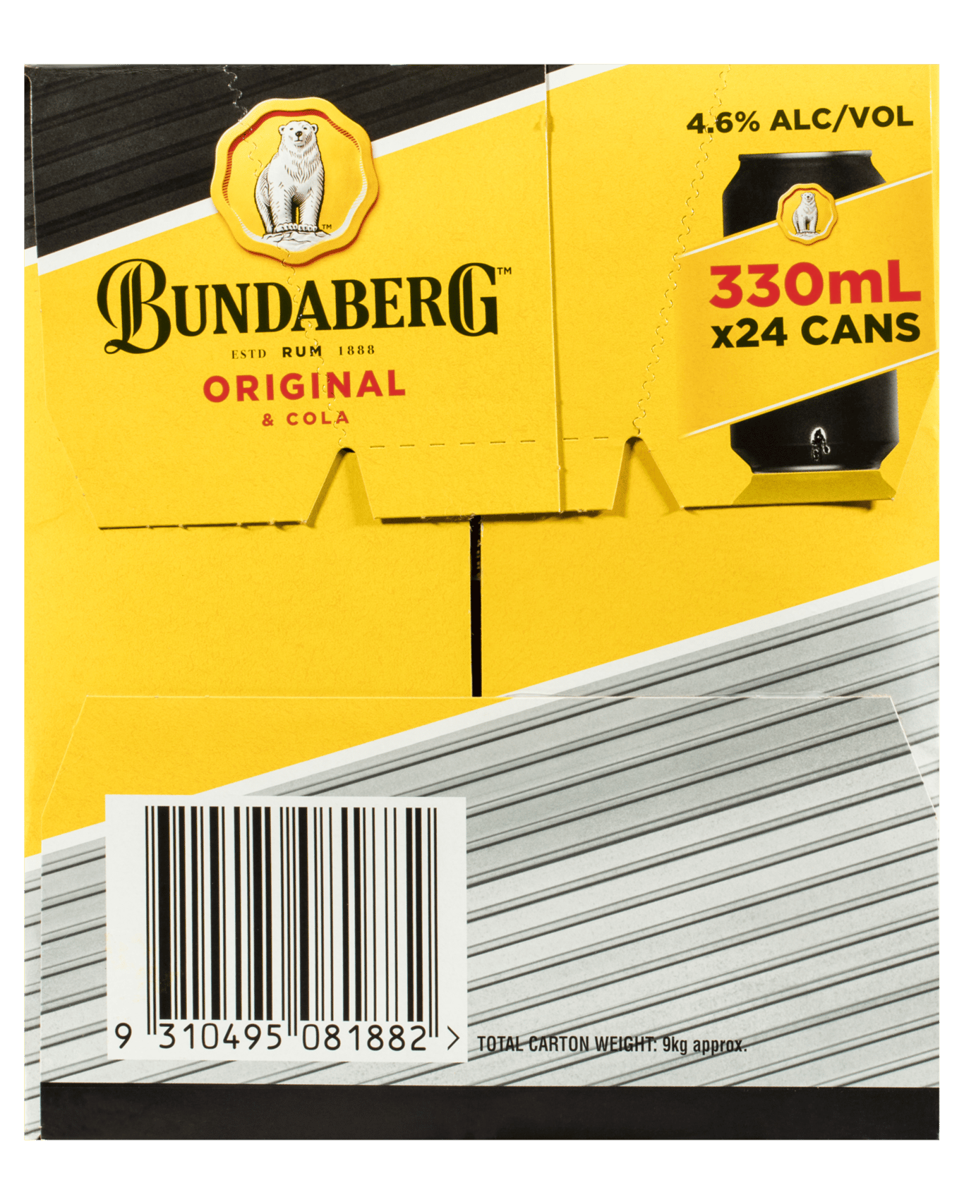Buy Bundaberg Up Rum & Cola Cans 24 Pack 330ml Online (Lowest Price
