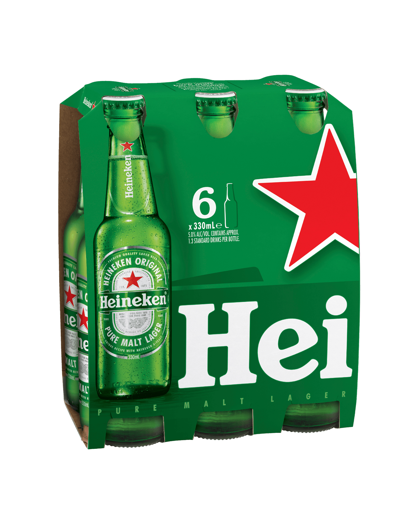 Heineken Lager Bottles 330ml (Unbeatable Prices): Buy Online @Best ...