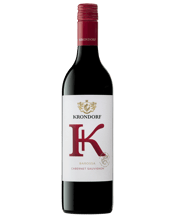 Krondorf K By Krondorf<br>Barossa Cabernet... 750ML K by Krondorf is a fresh and vibrant expression of Barossa Cabernet Sauvignon with blackcurrant and blackberry on the nose & palate, subtle oak and a soft, elegant finish.