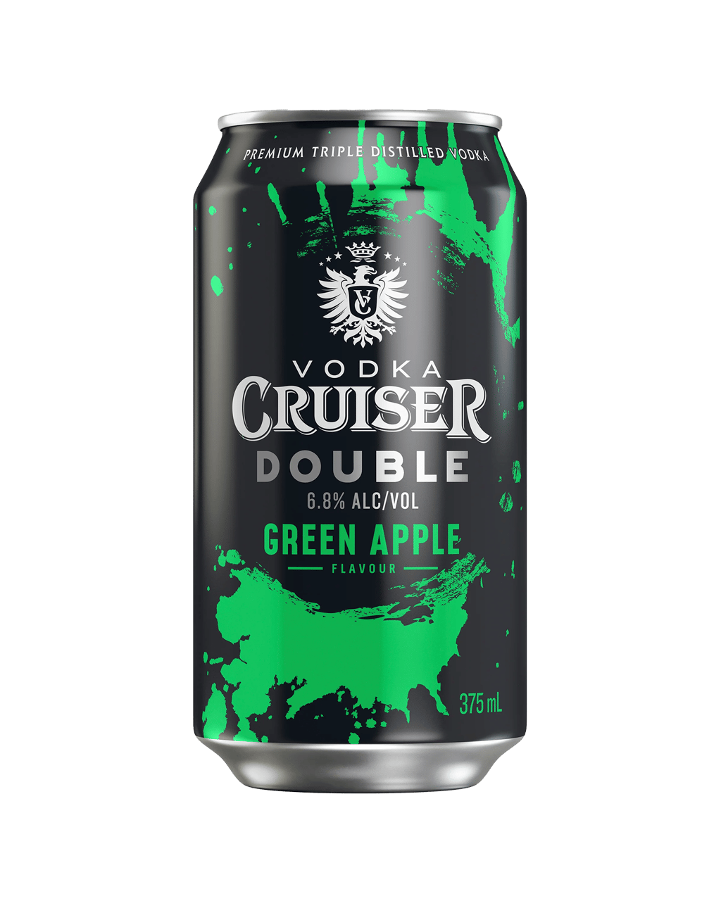 Buy Vodka Cruiser Double Green Apple Cans 375ml Online (Low Prices) from Dan Murphy