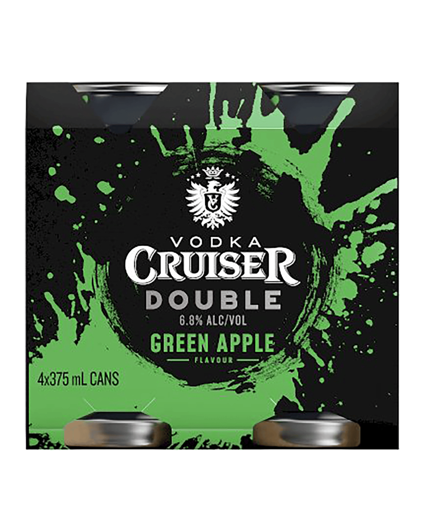 Buy Vodka Cruiser Double Green Apple Cans 375ml Online (Low Prices ...