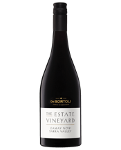De Bortoli The Estate<br>Vineyard Gamay... 750ML The Estate Vineyard wines are elegant, handcrafted wines that reflect the unique characters of the De Bortoli Yarra Valley Estate in Dixons Creek. Mature vines, minimal handling, thoughtful winemaking. Exceptional quality with a distinct sense of place. The Estate Vineyard takes the place of what was known as The Estate Grown.<br />The Estate Gamay is typified by perfume, crunchiness, some whole bunch characters, textural flavours and overall drinkability.
