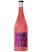  Doom Juice Fizz  750ML Our Petillant Naturel the Doom Juice Fizz! A gorgeous Pet Nat made from Organic Shiraz from the Central Ranges. Equal parts juicy and crisp with a vibrant and refreshing minerality. A timeless banger!!