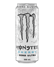  Monster Energy Ultra Cans<br>500ml  500ML Some people are impossible to please. As soon as they get what they thought they wanted they always want more. Our team riders and Monster Girls are no different… they’ve been dropping some hints lately.They’ve been asking us for a new Monster drink. A little less sweet, lighter-tasting, low calories, but with a full load of our Monster energy blend.Sure, white is the new black. We went all out: Monster Energy Zero Ultra.Unleash the Ultra Beast!