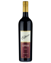  Elderton Command Barossa<br>Valley Shiraz  750mL Elderton's Command Shiraz is one old school Barossa Shiraz. Named because of the special treatment the quality fruit 'commanded', this is a Shiraz of foreboding concentration. The fruit for this 'Excellent' Langton's classified Australian icon comes from the century old Elderton vineyard located on the banks of the Para River and is matured in a mixture of French and American oak. This allows the wine to retain its driven power while also giving the wine a level of complexity and balance unique