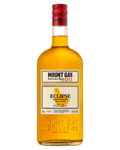 Mount Gay Eclipse Rum 700ml 700ML Mount Gay Eclipse Rum is widely recognised as the oldest Rum in the world. Aged in charred, American oak barrels for a minimum of two years, producing a marvellous, semi-sweet Rum that has flavours of apricot, banana and vanilla. The barrel ageing gives the Rum a lightly smoked, long lasting finish.