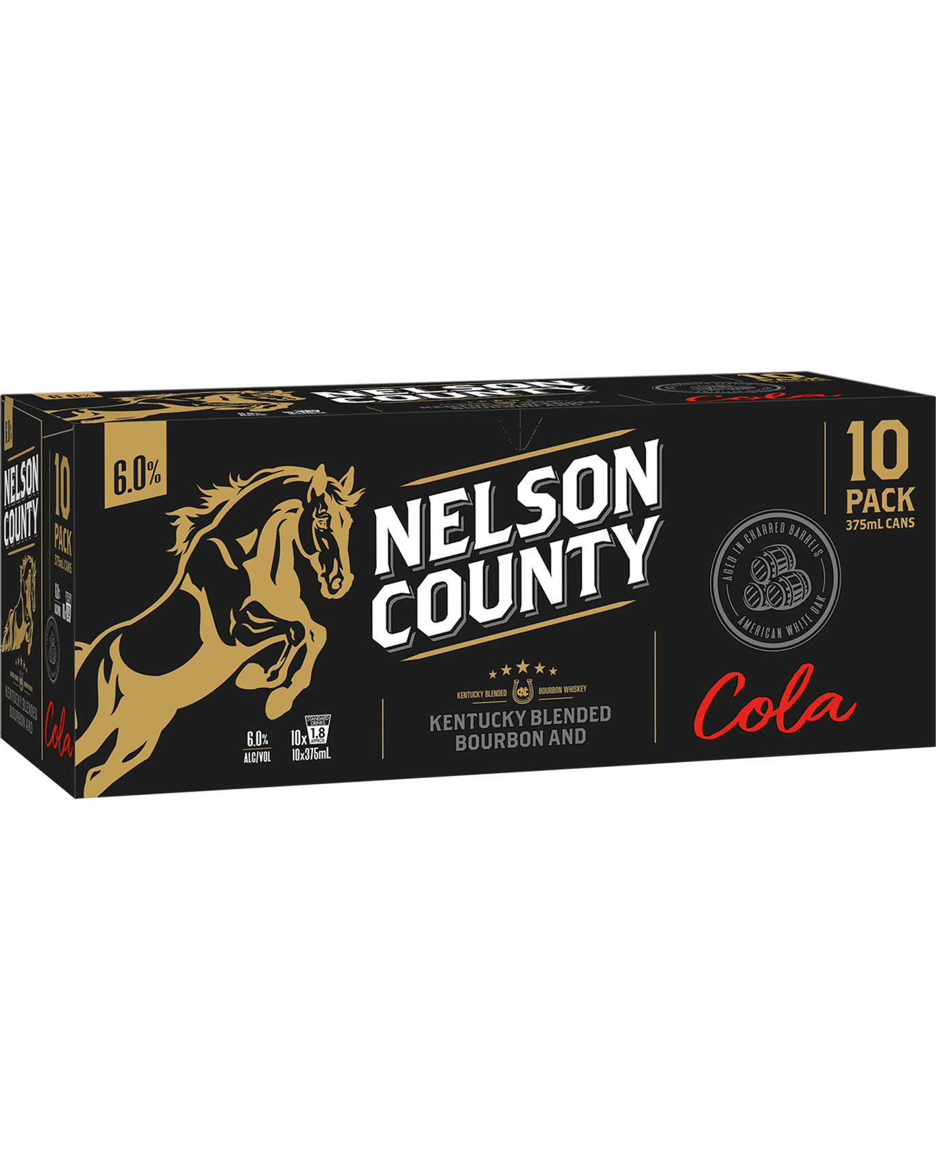 6% Bourbon & Cola Cans 375mL
