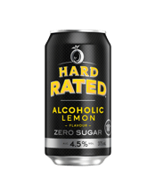  Hard Rated Zero Sugar Cans<br>375ml  375ML True to an original lemon flavour, now with zero sugar.