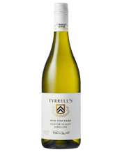  Tyrrell's Hvd Single<br>Vineyard Semillon  750ML Floral fruit in youth, moving towards biscuity characters with age. A generally softer bodied palate with smoother acids than the Vat 1 and Belford Semillons.