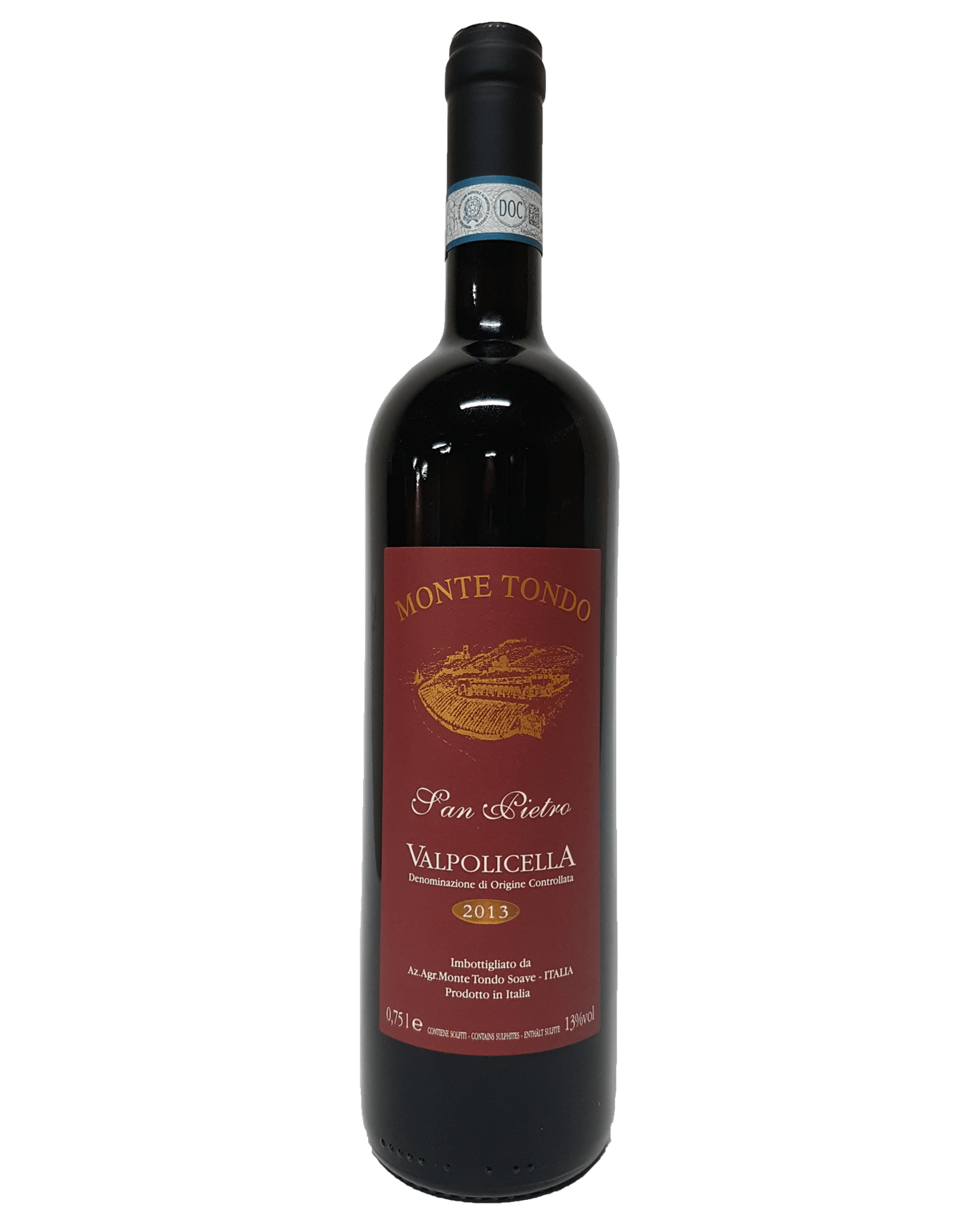 Monte Tondo San Pietro red wine glass