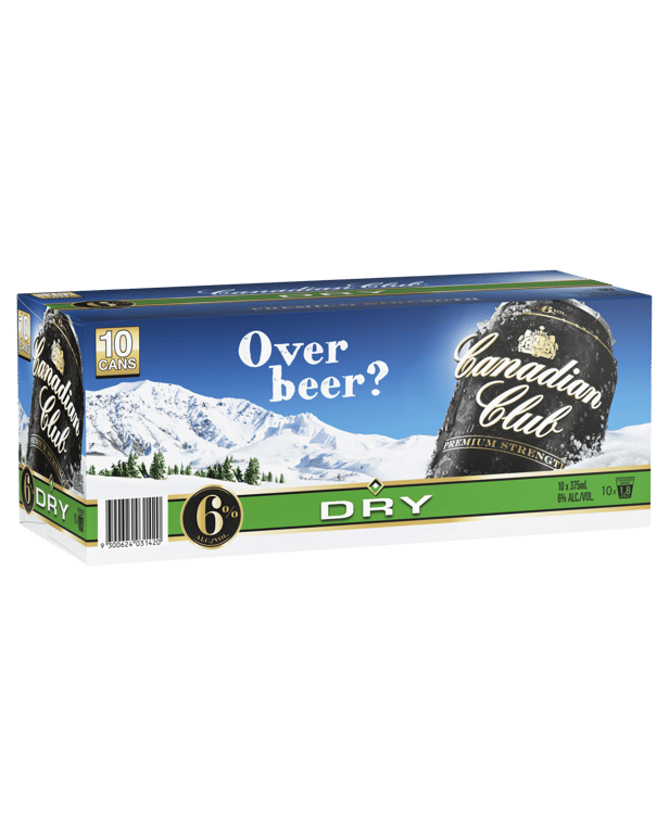 Premium Whisky & Dry Cans  375mL