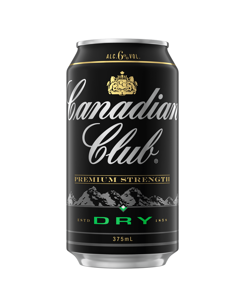 Buy Canadian Club Premium Strength Whisky & Dry 6% Cans 375ml Online or  Near You in Australia [with Same Day Delivery* & Best Offers] - Dan Murphy's