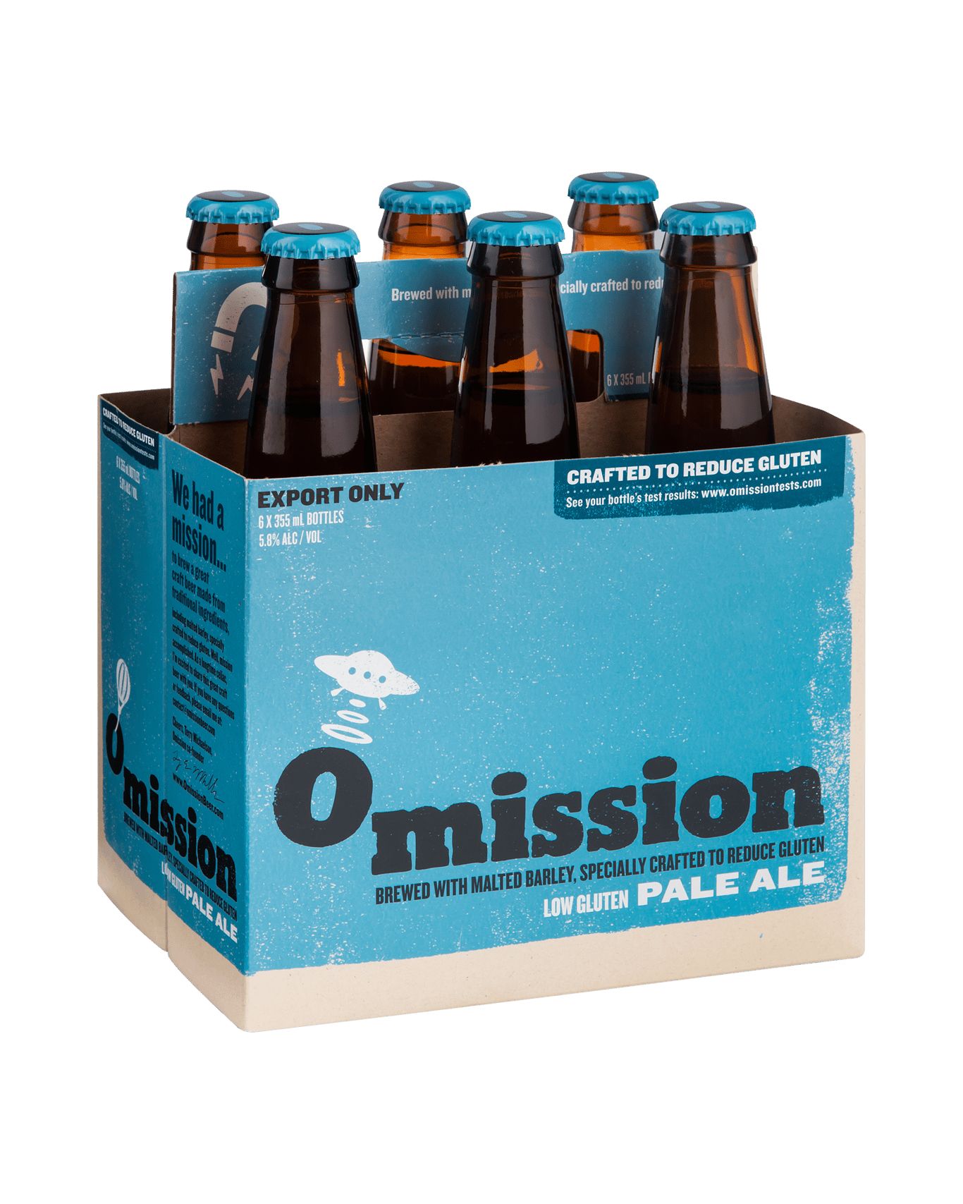 Buy Omission Gluten Reduced Pale Ale 355ml Online (Low Prices) from Dan ...