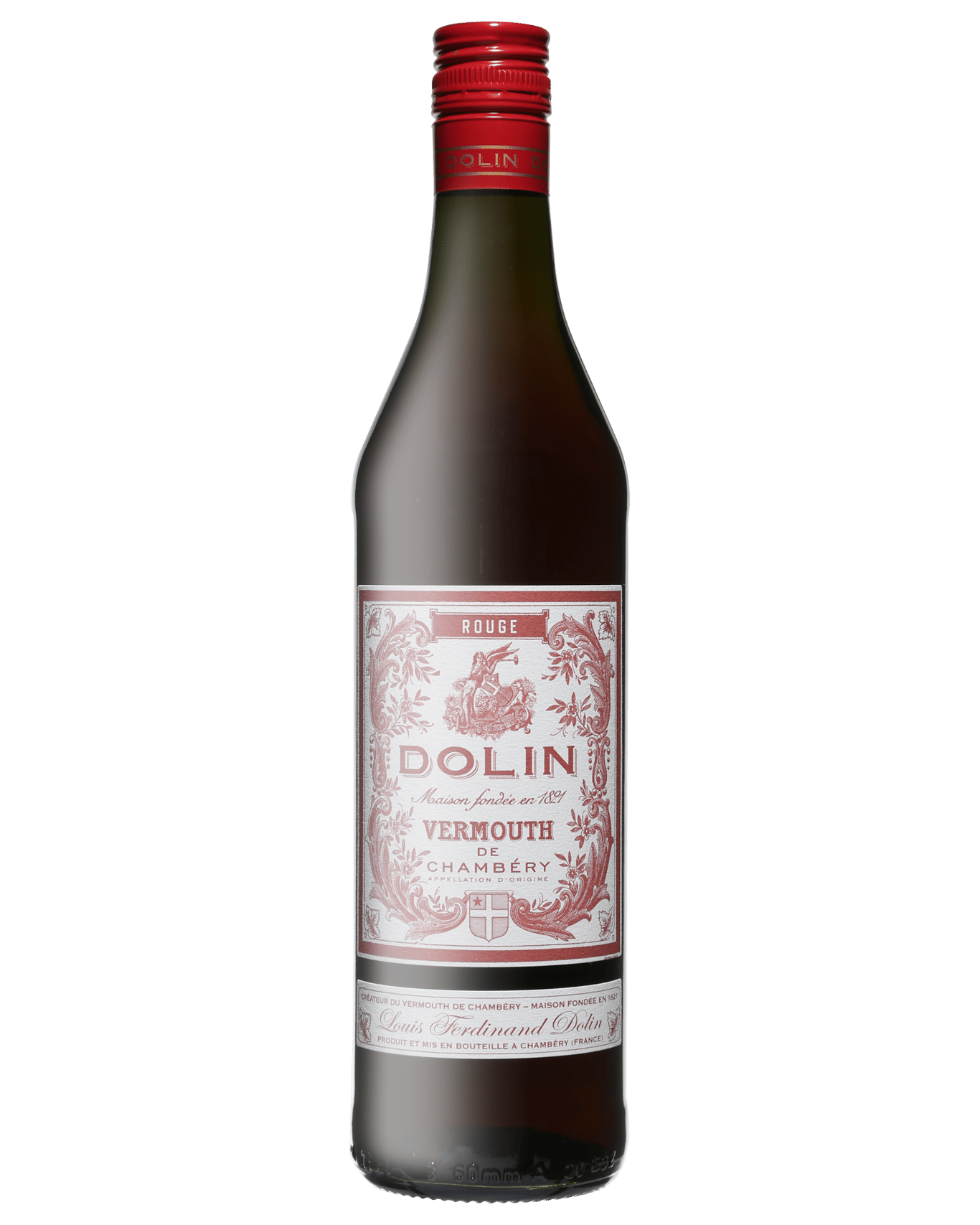 A bottle of the Dolin Red Vermouth