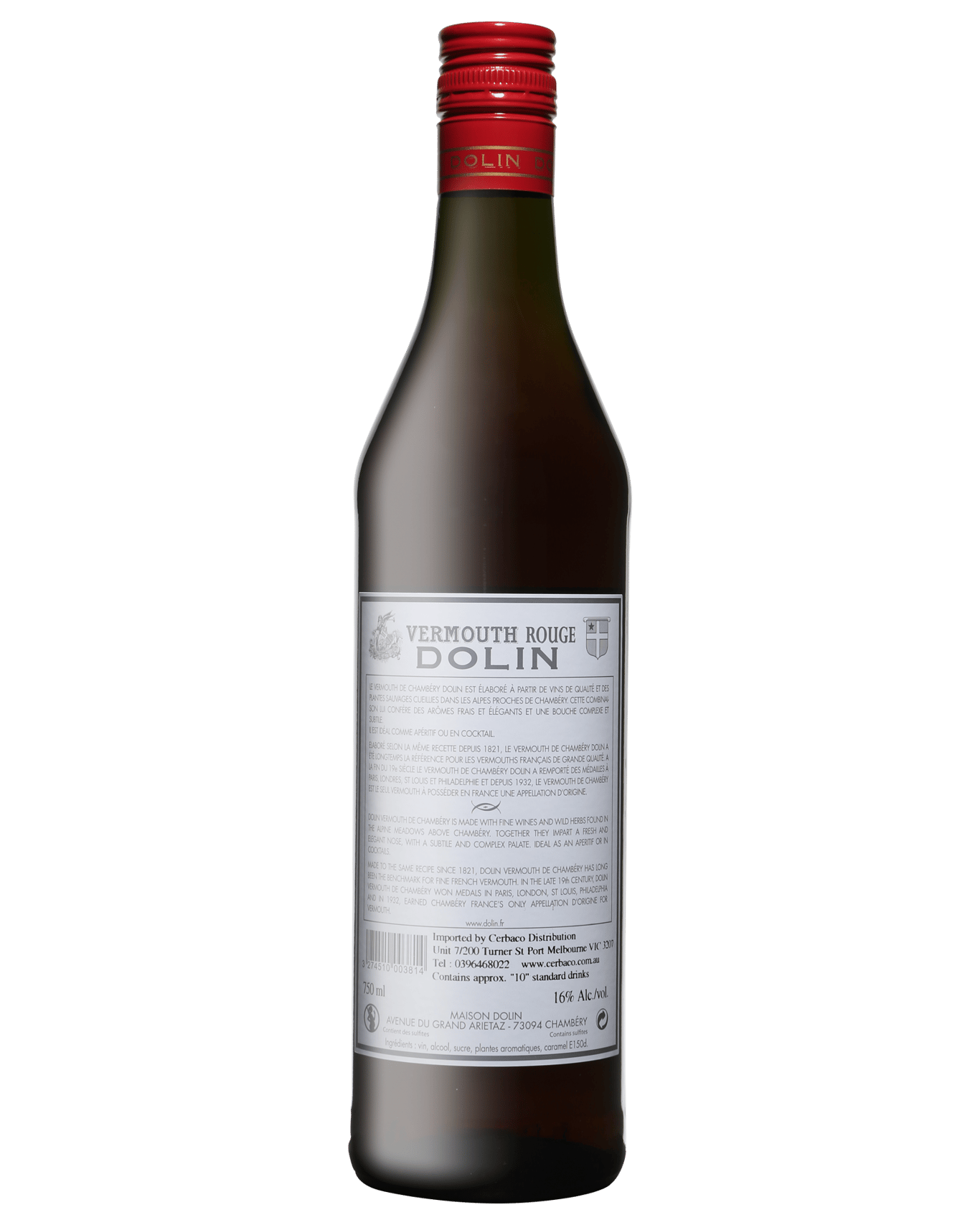 Buy Dolin Red Vermouth 750ml Online (Lowest Price Guarantee) Best Deals + Sameday Delivery