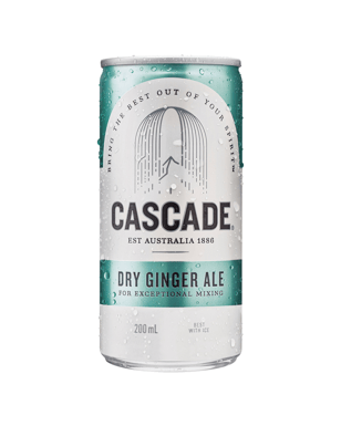 Buy Cascade Dry Ginger Ale Can 200ml Online (Low Prices) from Dan Murphy's