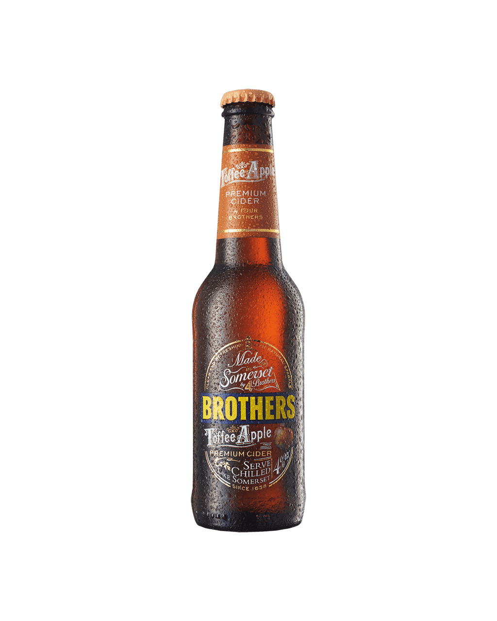 how many calories in brothers toffee apple cider