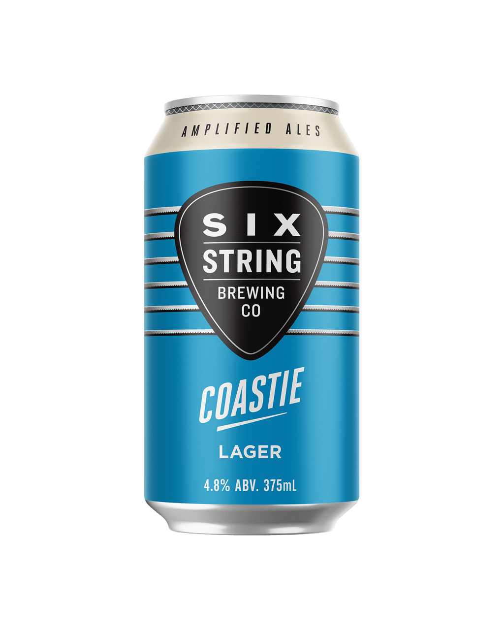 Six String Brewing Co. Coastie Pale Lager Cans Boozy