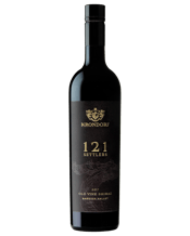  Krondorf 121 Settlers Old<br>Vine Shiraz 2017  750mL The village of Krondorf was founded by 121 humble and hardy settlers. Their land was sub-divided into small plots that allowed them to grow crops, establish orchards and vineyards, nurture animals and share-farm. "Love, faith and hope" were the underlying and binding values of this community. Inspired by this story, Krondorf Wines continues the story of renewal, love, faith and hope with the spirit of those original 121 Settlers remembered through the rare, meticulously selected Old Vine classif