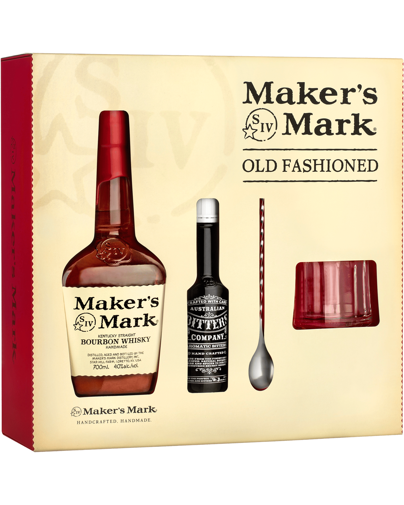 Buy Makers Mark Old Fashioned Gift Pack 700ml Online (Lowest Price Guarantee) Best Deals + Same