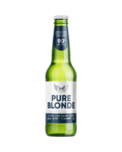Pure Blonde Ultra Low Carb<br>Bottles 330ml 330ML Pure Blonde, Australia’s much loved Ultra Low Carb Beer is an easy drinking, full flavoured lager with a refreshing taste. At 86 calories and 90 percent less carbs - it’s no surprise it comes from a place purer than yours. Pure Blonde is made from pale malt, Australian Pride of Ringwood family hops for bitterness and European Hersbrucker hops added to the kettle for aroma and flavour. With a pale amber, bright golden glow and subdued foam, Pure Blonde has an aromatic green, herbal hop nose and m