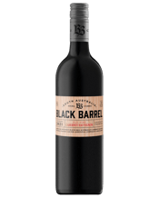 Black Barrel Cabernet<br>Sauvignon 2022 750ML Black Barrel are wines made from fruit from low yielding, old-vine Barossa vineyards and are traditionally vinified with small open fermenters, hand plunged before partial maturation in three hundred litre, high toast ‘black barrels’ for 6 months.