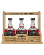  Jack Daniel's Single Barrel<br>Distillers Series... 700ML Jack Daniel's Single Barrel, Goose Selection 2022, Special Caddy Edition. A unique recommendation of barrel strength whiskey from Goose, an iconic figure at the Jack Daniel Distillery.<br />Presented in a luxury caddy set - handcrafted with genuine USA white oak - the same as we use for our handcrafted barrels, these sets feature threeJack Daniel's Single Barrel 45% 700mL bottles, across the three flavour profiles, Bold, Sweet Forward, and Smooth and Balanced.<br /><br />These sets are individua