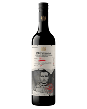  19 Crimes Shiraz  750ML 19 Crimes turned criminals into colonists. Upon conviction, British rogues, guilty of at least one of the 19 Crimes, were sentenced to live in Australia, rather than death. The 19 Crimes Shiraz is full of flavours of raspberries, dark plums, and chocolate. Plush tannins provide a lingering finish.