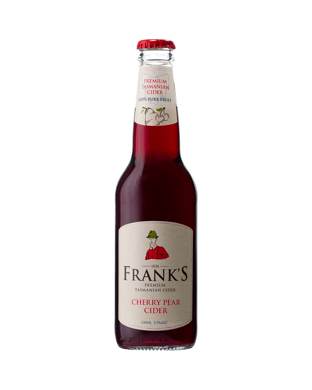 Frank's Premium Tasmanian Cherry Pear Cider Boozy