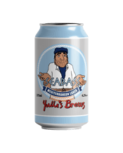  Yulli's Brews Seabass<br>Mediterranean... 375ML Seabass Mediterranean Lager is a light, dry and clean unfiltered lager. Pouring a pale straw colour, the beer presents subtle spicy floral flavours from NZ Motueka hops, supported by all Australian barley wheat. Seabass is the ultimate refresher for any occasion, and is best served with most foods but supports light citrus flavours, salty cheeses and fried foods particularly well.