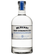  Mchenry Navy Strength Gin<br>700ml  700mL Multi-award winning high strength navy style gin; twice being judged best in class at the Australian Distilled Spirits awards, with a robust infusion of lime as a nod to the mariners in the days of sail.