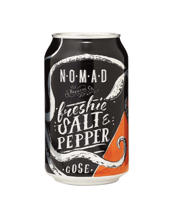 Nomad Brewing Co. Freshie<br>Salt And Pepper... 330ML A super refreshing Gose made with seawater and Tasmanian pepper berry.