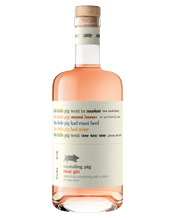 Squealing Pig Rose Gin Non<br>Vintage 700ml  700ML Our gin is piggy pink perfection dry and refreshing with subtle juniper, bright citrus flavours and balanced spices. A dash of our Rose wine is a stroke of genius adds a hint of lifted strawberries on the finish.