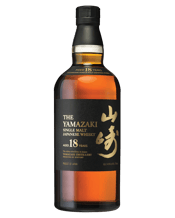  Yamazaki 18 Year Old<br>Japanese Whisky... 700mL Yamazaki Whisky is the No.1 single malt whisky in Japan. Yamazaki is Suntory's flagship single malt, multi-layered with fruit and Mizunara aromas. Yamazaki 18 Year Old is rich with mature autumn fruit resulting in a blackberry, strawberry and dark chocolate palate and long, spicy, smooth finish.