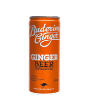  Buderim Ginger Beer 250ml  250mL As the purveyors of all things ginger since 1941, Buderim Ginger Beer is crafted to deliver a distinct flavour hit like no other! We have been perfecting our brews for over a decade on the golden shores of the Sunshine Coast in Queensland, shaped by the pickiest of ginger connoisseurs. Made with only the finest ginger our ginger beer gets fresh with your taste buds and puts the zing in everything!