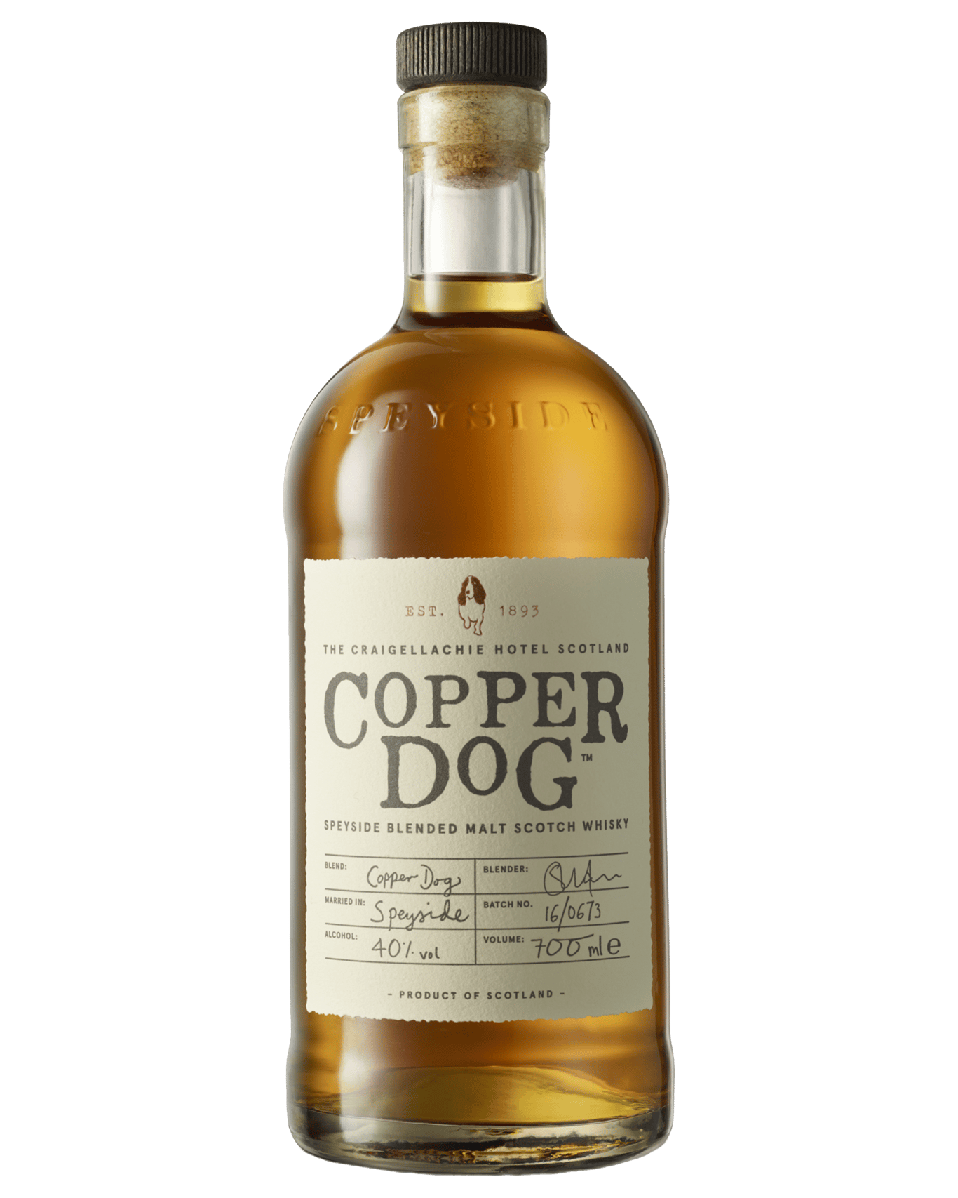 Buy Copper Dog Blended Malt Scotch Whisky 700ml Online (Lowest Price