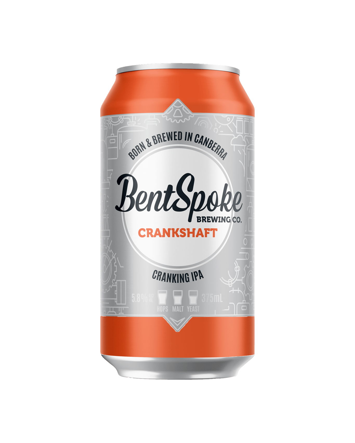 Buy Bentspoke Brewing Co. Crankshaft Ipa Cans 375ml Online (Lowest